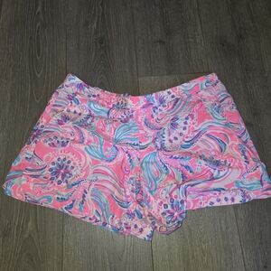 LILLY PULITZER Ocean View Shorts "DON'T BE JELLY" Size Large